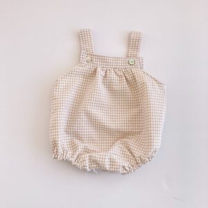 vichy; ranita bebé; ropa hecha a mano bebé