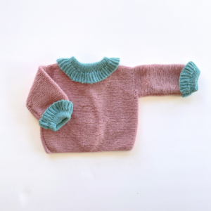 chaquete punto bebé